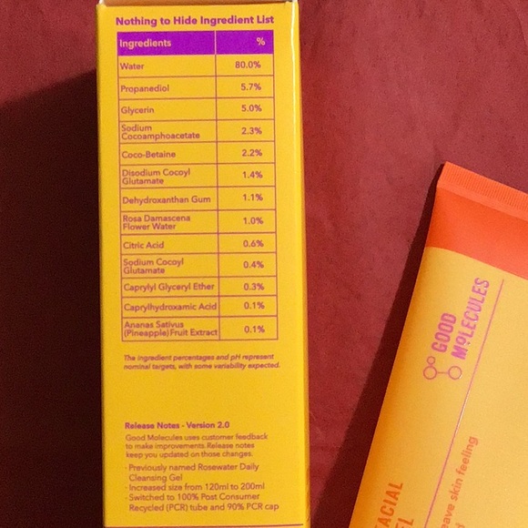 NIB Good Molecules Hydrating Facial Cleansing Gel - Picture 2 of 6